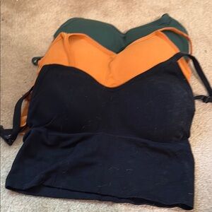 Women's Camisole Set - Black, Orange, Green